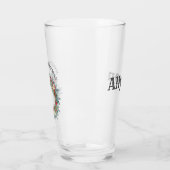 Gepersonaliseerde pretkerst met feestdag glas (Links)