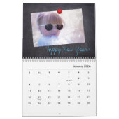 Gepersonaliseerde Prettige feestdagen, nieuwjaar,  Kalender (Jan 2026)