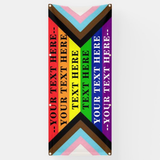 Gepersonaliseerde Pride Parade en Wall Banner (Verticaal)