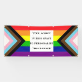 Gepersonaliseerde Pride Parade en Wall Banner (Horizontaal)