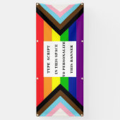 Gepersonaliseerde Pride Parade en Wall Banner (Verticaal)