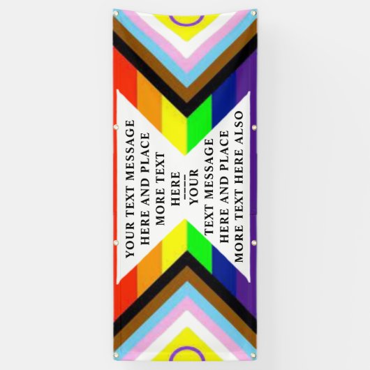 Gepersonaliseerde Pride Parade en Wall Banner 2 (Verticaal)