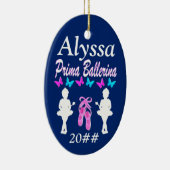 GEPERSONALISEERDE PRIMA BALLERINA ORNAMENT (Rechts)
