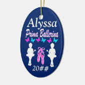 GEPERSONALISEERDE PRIMA BALLERINA ORNAMENT (Links)