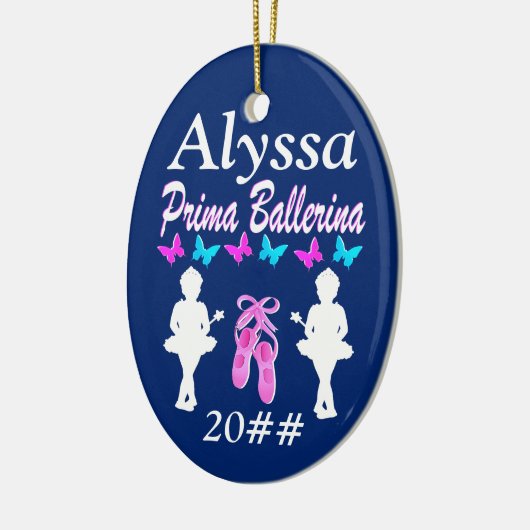 GEPERSONALISEERDE PRIMA BALLERINA ORNAMENT (Links)