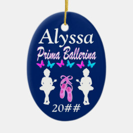 GEPERSONALISEERDE PRIMA BALLERINA ORNAMENT
