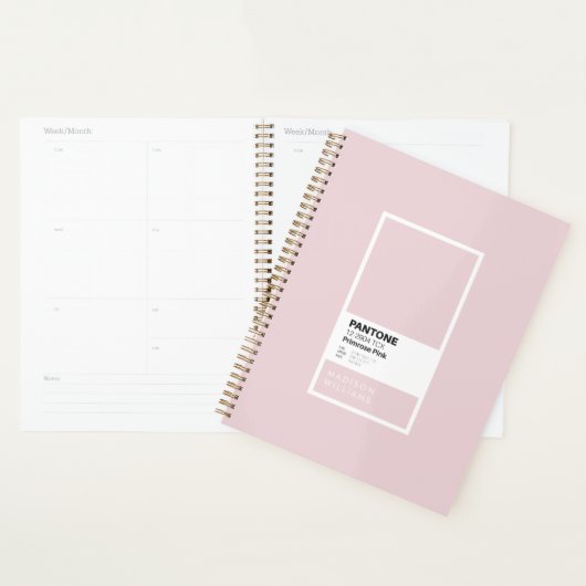 Gepersonaliseerde Primrose Roze Notitieboek | Aang (Display)