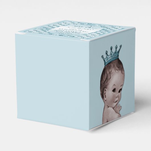 Gepersonaliseerde Prince Baby Rozen Dank u Bedankdoosjes (Voorkant Zijde)