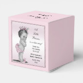 Gepersonaliseerde  Princess Baby Dank u Bedankdoosjes (Achterkant)