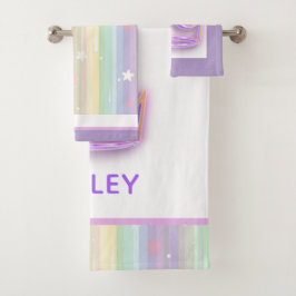 Gepersonaliseerde Princess  handdoek set