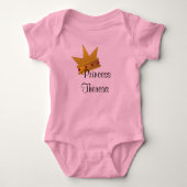 Gepersonaliseerde Princess Shirt - Baby's eerste T (Voorkant)
