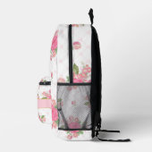 Gepersonaliseerde prinses bedrukte rugzak (Rechts)