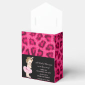 Gepersonaliseerde Prinses in Tutu Baby shower Luip Bedankdoosjes (Geopend)
