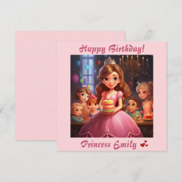 Gepersonaliseerde prinses [naam] Verjaardag