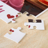 Gepersonaliseerde prinses [naam] Verjaardag Legpuzzel (Zijkant)