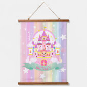 Gepersonaliseerde Prinses Tapestry Slaapkamer Muur Hangend Wandkleed (Voorkant)