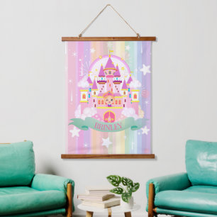 Gepersonaliseerde Prinses Tapestry Slaapkamer Muur Hangend Wandkleed