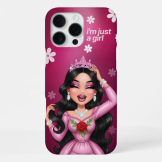 Gepersonaliseerde Prinses Telefoonhoes iPhone 16 Pro Max Hoesje