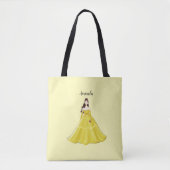 Gepersonaliseerde prinses tote bag (Voorkant)