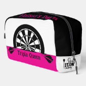 Gepersonaliseerde Print Cut Sew Dart Bag Toilettasje (Rechterhoek)