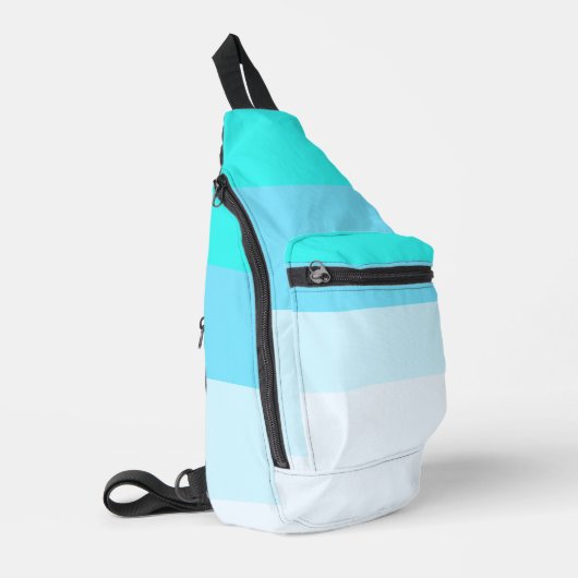 Gepersonaliseerde Print Cut Sew Sling Bag voor u (Linkerhoek)