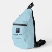 Gepersonaliseerde Print Cut Sew Sling Bag voor u (Rechterhoek)