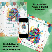 Gepersonaliseerde Prints & Download krokodil Verja Kaart