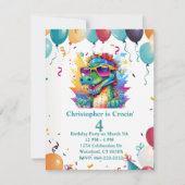 Gepersonaliseerde Prints & Download krokodil Verja Kaart (Voorkant)