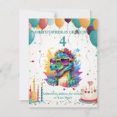 Gepersonaliseerde Prints & Download krokodil Verja Kaart (Achterkant)