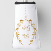 Gepersonaliseerde Pro Golfer Putter Golf Head Hoes Golfheadcover (Draai 90)