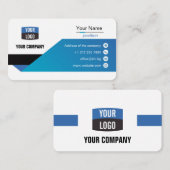 Gepersonaliseerde professional visitekaartje (Voorkant / Achterkant)