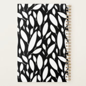 Gepersonaliseerde professionele afspraak zwart wit planner (Achterkant)