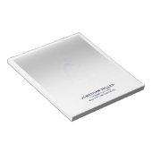 Gepersonaliseerde professionele merkartikelen notitieblok (Schuin)