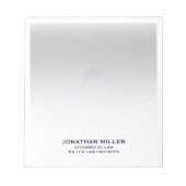 Gepersonaliseerde professionele merkartikelen notitieblok (Voorkant)