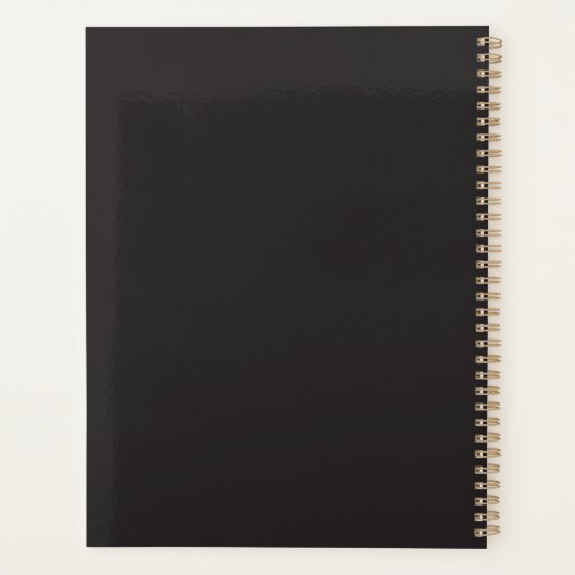 Gepersonaliseerde professionele onroerend goed bed planner (Achterkant)