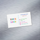 Gepersonaliseerde professionele Visitekaartje magn Magnetisch Visitekaartje (Voorbeeld)