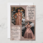 Gepersonaliseerde Prom Stuur Off Afstuderen Paar F Kaart (Voorkant)