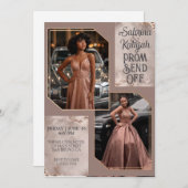 Gepersonaliseerde Prom Stuur Off Afstuderen Paar F Kaart (Voorkant / Achterkant)