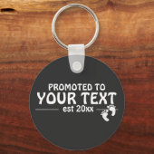 Gepersonaliseerde promotie voor papa mama opa fami sleutelhanger (Voorkant)