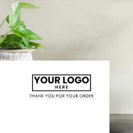 Gepersonaliseerde promotionele zakelijke Logo Dank Rubberstempel