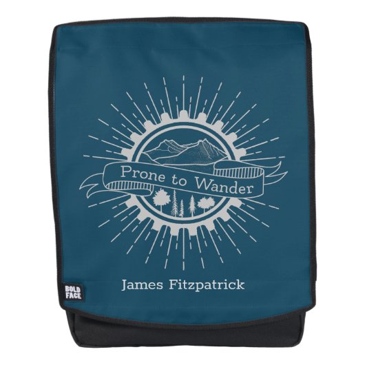 Gepersonaliseerde Prone aan de Reier van de Wander Rugtassen (Voorkant)