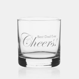 Gepersonaliseerde Proost! Beste papa ooit Elegant  Whisky Glas