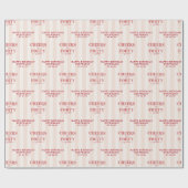 Gepersonaliseerde proost op 40-jarige 40ste verjaa cadeaupapier (Vlak)