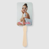 Gepersonaliseerde proost op je jaren! Fan Faces Handwaaier (Voorkant)