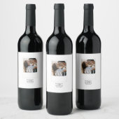 Gepersonaliseerde Proost op Liefde Wijn Etiket (Flessen)