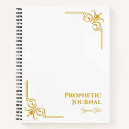 Gepersonaliseerde Prophetic Journal Spiral Notitie Notitieboek