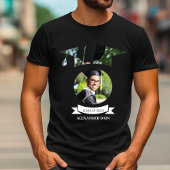 Gepersonaliseerde Proud Dad Afstuderen Foto T-shirt