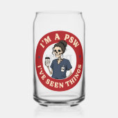 Gepersonaliseerde PSW Grappig Blikvorm Glas (Voorkant)