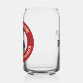 Gepersonaliseerde PSW Grappig Blikvorm Glas (Links)