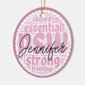 Gepersonaliseerde PSW Keramisch Ornament (Links)